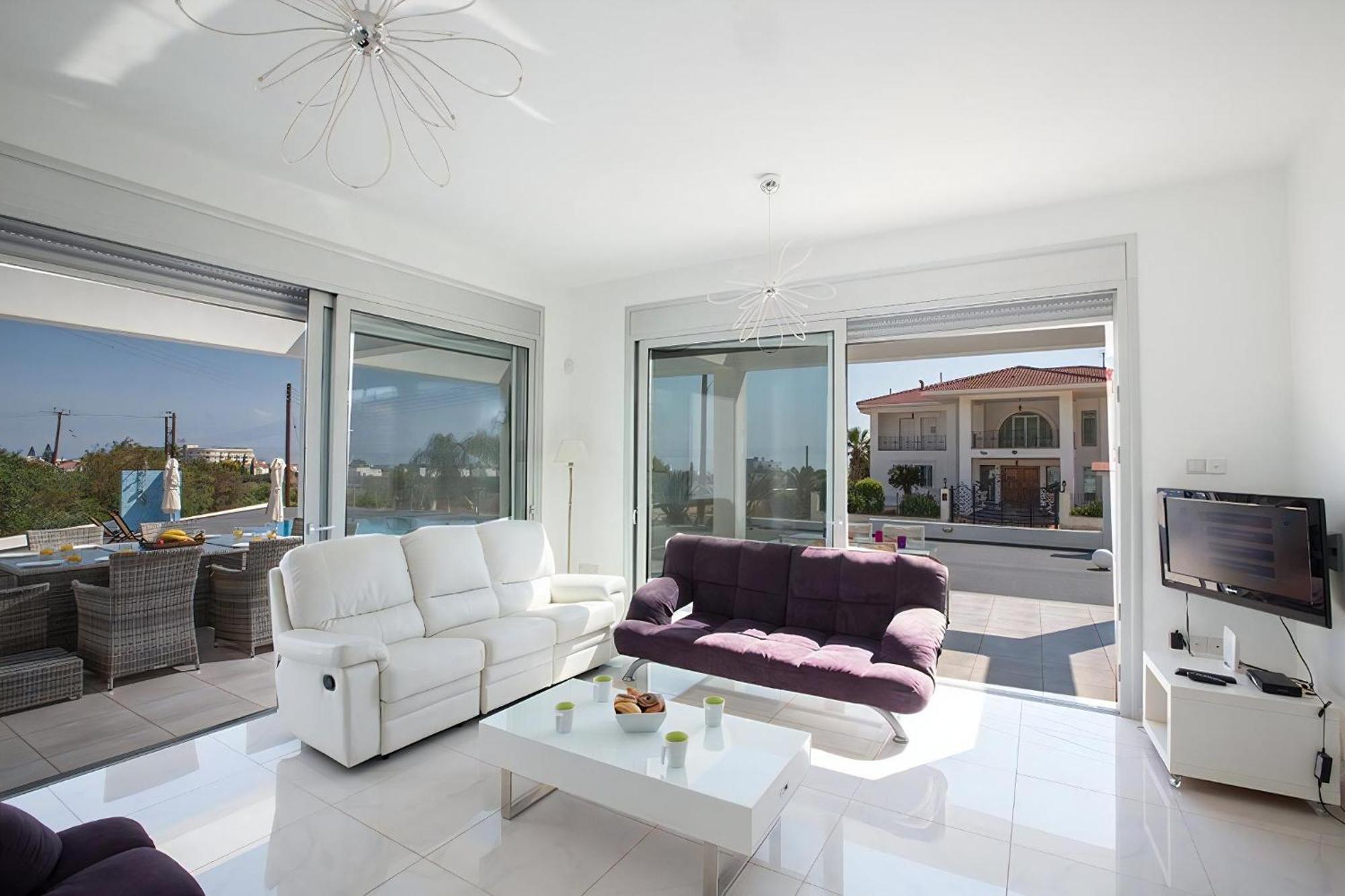 Villa Protara Chrysos - Beautiful 5 Bedroom Protaras Villa - Walking Distance to Fig Tree Bay Exterior foto